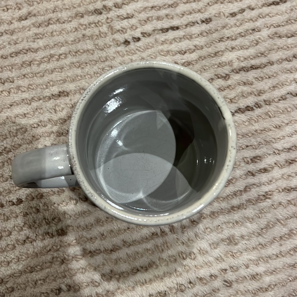 PRICE FIRM Anthropologie Blue Ceramic Mug - Picture 2 of 4